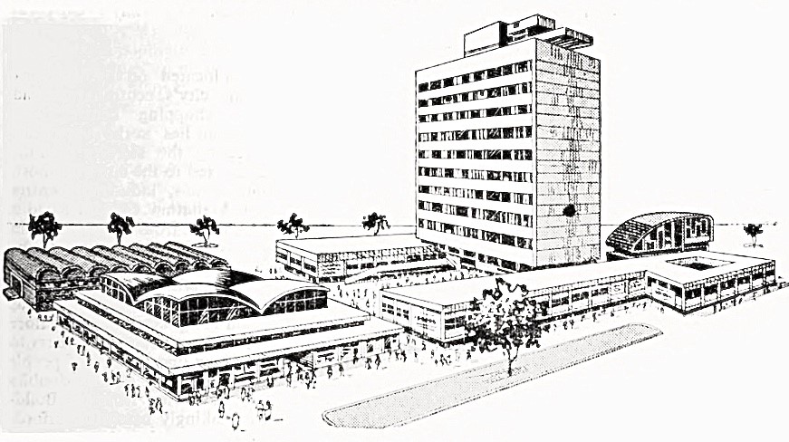 Design drawing of Jayanagar Shopping Complex