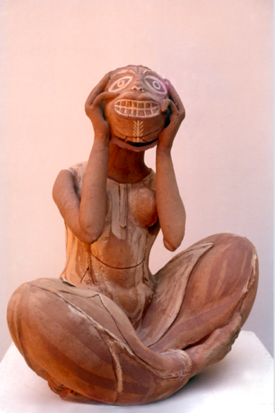 The Fool, Terracotta Sculpture, 1984