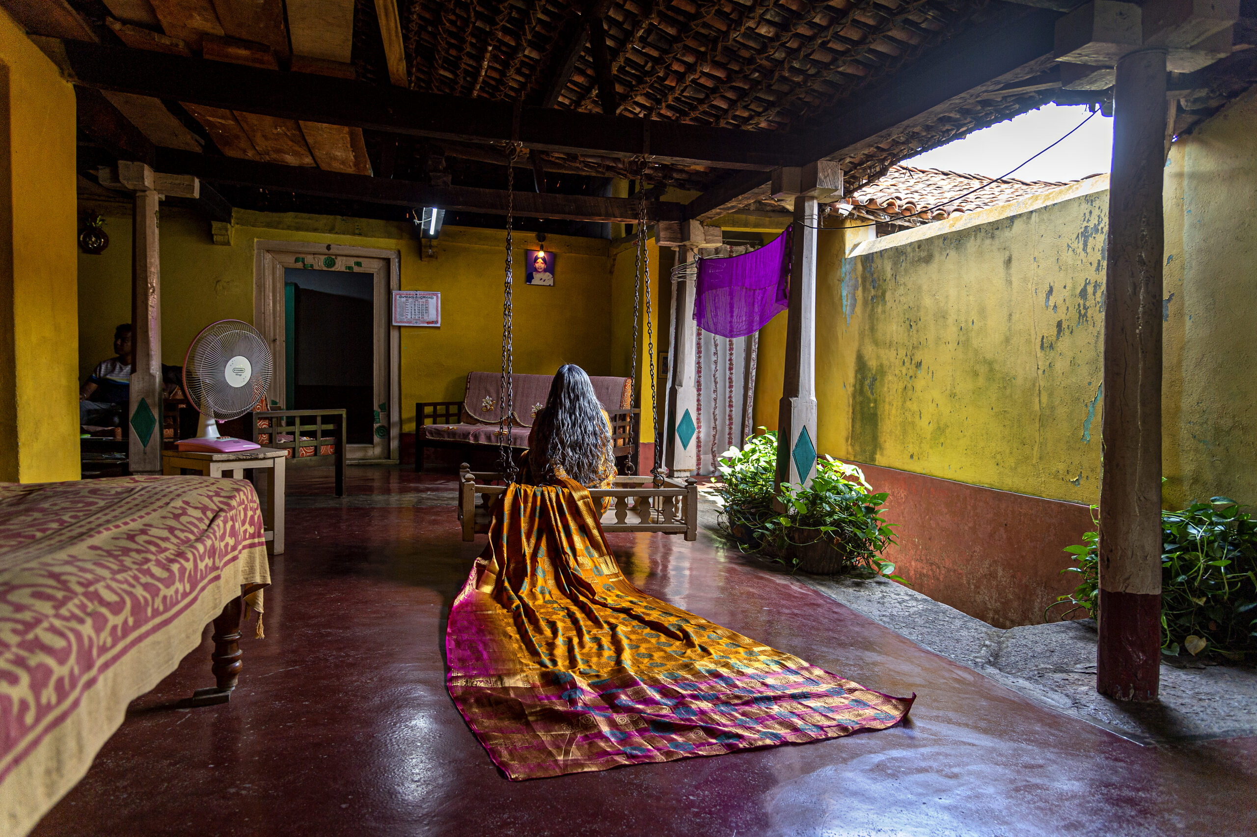 My mother and her technicolour sarees