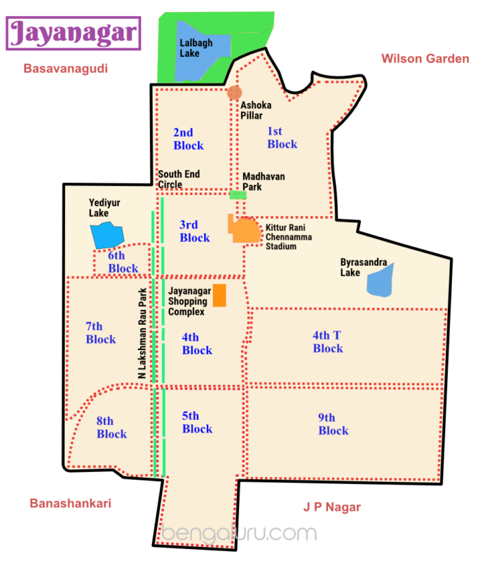 Jayanagar 3rd Block, Jayanagar, Bangalore  Jayanagar 3rd Block Map, Pros &  Cons, Photos, Reviews and Property Insights