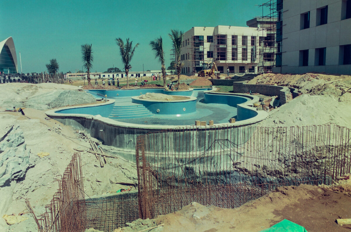 Infosys campus under construction at Electronics City