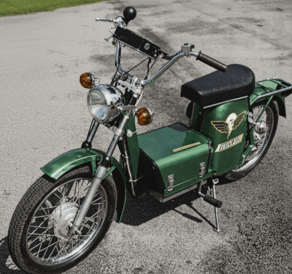 The electric two-wheeler designed by Björn Ortenheim was chosen to be made as Electrona-24